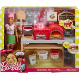 Barbie Chef de Pizza-MundodelJugete-Niñas
