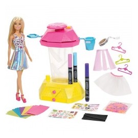 Barbie Estación Confeti Crayola-MundodelJugete-Niñas