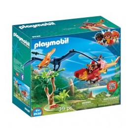 Helicoptero con Plesiosauro-MundodelJugete-Niños