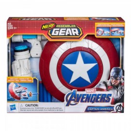 Nerf Captain America Assembler Gear: Avengers Endgame-MundodelJugete-Niños