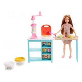 Barbie  Stacie Estación de Desayuno-MundodelJugete-Niñas