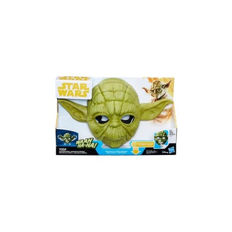 Máscara Electrónica de Yoda-MundodelJugete-Niños