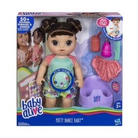 Baby Alive Bebe va al Baño Castaña-MundodelJugete-Niñas
