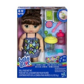 Baby Alive Ricas Comiditas Castaña-MundodelJugete-Niñas