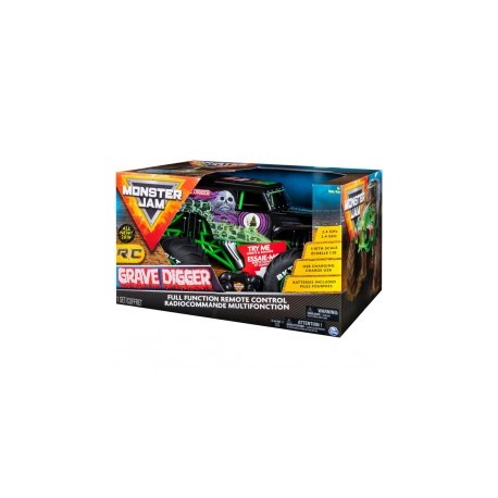 MONSTER JAM RC 1.10 GRAVE DIGGER-MundodelJugete-Niños