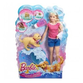 BARBIE BAÑO DE PERRITOS-MundodelJugete-Niñas