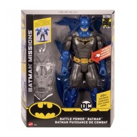 Batman Missions Dc Comics Bm Figura12 Pulgadas con luces y sonidos-MundodelJugete-Niños