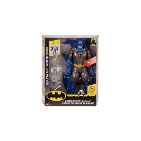 Batman Missions Dc Comics Bm Figura12 Pulgadas con luces y sonidos-MundodelJugete-Niños