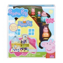 PEPPA PIG CASA INCLUYE 4 FIG.-MundodelJugete-Niñas