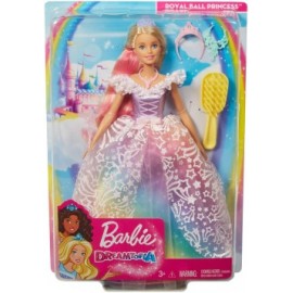 Barbie Dreamtopia Superprincesa Vestido Brillante con Accesorios-MundodelJugete-Niñas