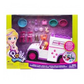 Polly Pocket Hospital Móvil de Animalitos-MundodelJugete-Niñas