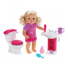 Little Mommy Bebita Interactiva Hora de Ir al Baño-MundodelJugete-Niñas