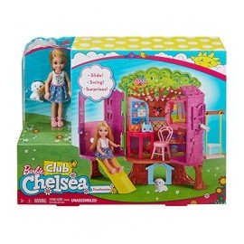 Barbie Chelsea Casa Del Árbol -Mattel-MundodelJugete-Niñas