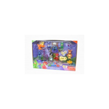 PJ MASK SET FIGURAS 12 PERSONAJES-MundodelJugete-Niños