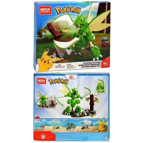 Pokémon Scyther -Mega Construx-MundodelJugete-Niños