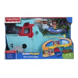 Set Barco de los Amigos Fisher-Price Little People-MundodelJugete-Preescolar