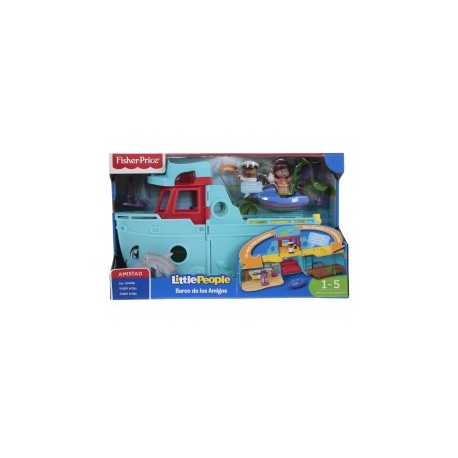 Set Barco de los Amigos Fisher-Price Little People-MundodelJugete-Preescolar