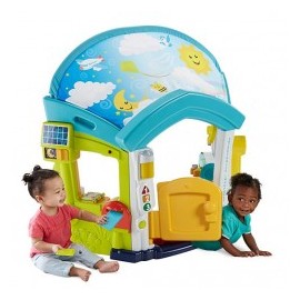 Ríe y Aprende Casa Aprendiendo con Perrito -  Fisher Price-MundodelJugete-Preescolar