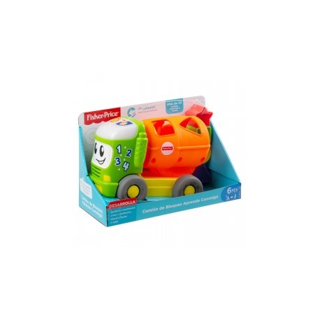 Camión de Bloques Aprende Conmigo de Fisher-Price®-MundodelJugete-Bebés