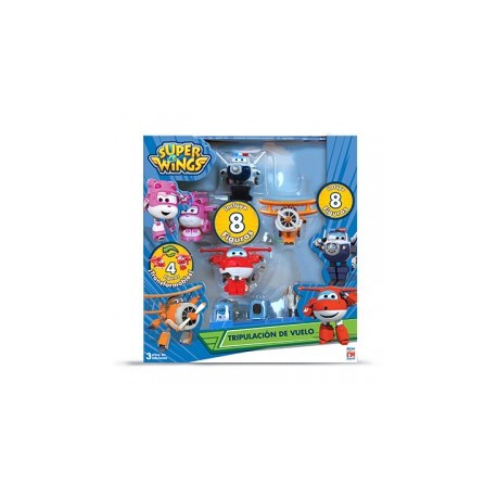 Super Wings Set De 8 Personajes-MundodelJugete-Preescolar