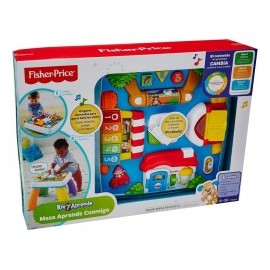 Mesa Aprende Conmigo - Fisher Price-MundodelJugete-Bebés