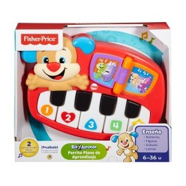 F-P Rie y Aprende Perrito Piano De Aprendizaje-MundodelJugete-Bebés