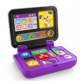 Ríe y Aprende Laptop Aprende Conmigo - Fisher Price-MundodelJugete-Preescolar