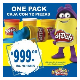 PLAY DOH - CAJA 72 PIEZAS-MundodelJugete-Preescolar