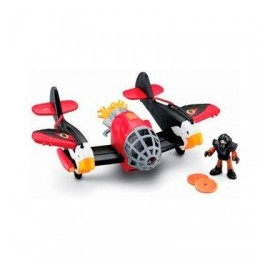 F-P Imaginext Super Aviones de Carreras Rojo-MundodelJugete-Preescolar