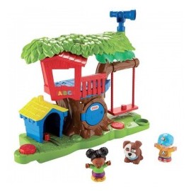 Little People Surtido de Playsets Casa del Árbol y Mercado - Fisher Price-MundodelJugete-Preescolar