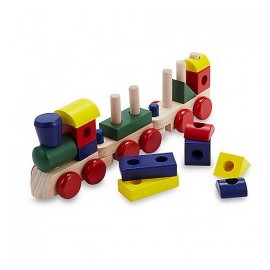 Tren Apilable - Melissa & Doug-MundodelJugete-Juegos Didácticos