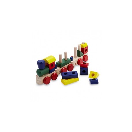 Tren Apilable - Melissa & Doug-MundodelJugete-Juegos Didácticos