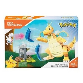 Mega Construx Pokemon Figuras Dragonite vs. Togetic Challenge-MundodelJugete-Construcción