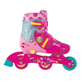 Patines Barbie 2 En 1  Ajustables-MundodelJugete-Sobre Ruedas