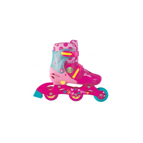 Patines Barbie 2 En 1  Ajustables-MundodelJugete-Sobre Ruedas