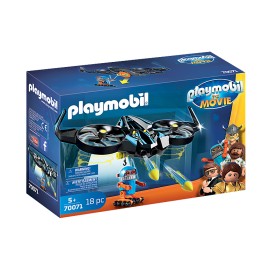 Playmobil La Pelicula Robotitron Con Dron-MundodelJugete-Construcción