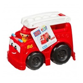 Mega Bloks Camion Rojo-MundodelJugete-Construcción