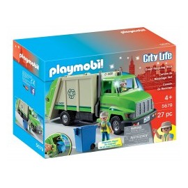 Playmobil-Camión de Reciclaje-MundodelJugete-Construcción