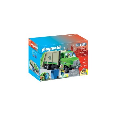 Playmobil-Camión de Reciclaje-MundodelJugete-Construcción