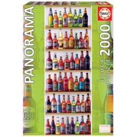 ROMPECABEZAS CERVEZAS DEL MUNDO "PANORAMA" 2000PZAS-MundodelJugete-Juegos de Mesa